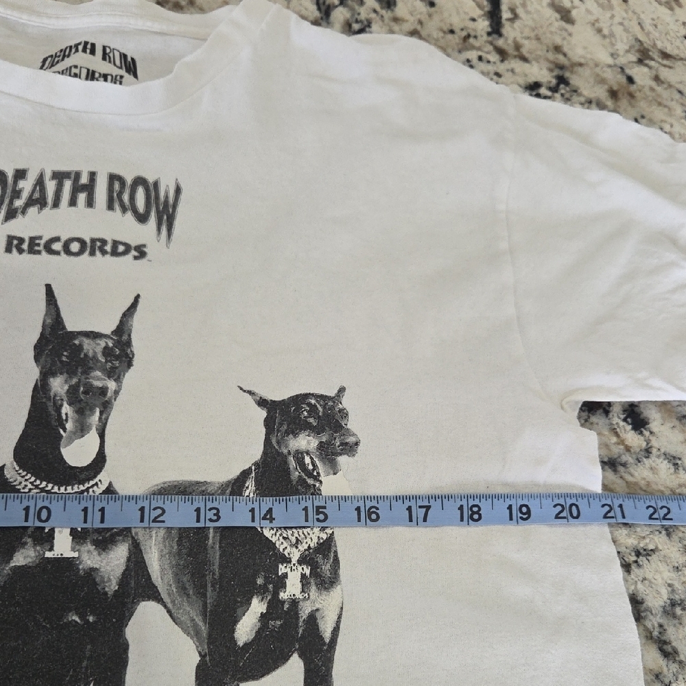 Death Row Records White Graphic Tee - Picture 4 of 5